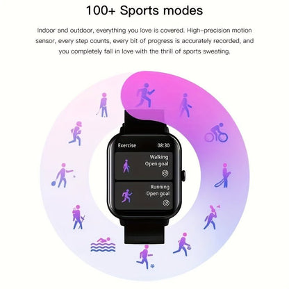 Smart Watch (Answer/Make Call) For Android And IPhones, 1.83'' Full Screen Metal Body Wireless Voice Calling Smart Watch With 100+Sport Modes/100+ Watch Faces/Built - in Games/ Ai Voice Control/IP68 Sport Watch For Women Men - 𝐃𝐔𝐕𝐋𝐀𝐒𝐇𝐎𝐏
