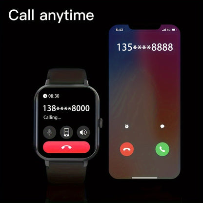 Smart Watch (Answer/Make Call) For Android And IPhones, 1.83'' Full Screen Metal Body Wireless Voice Calling Smart Watch With 100+Sport Modes/100+ Watch Faces/Built - in Games/ Ai Voice Control/IP68 Sport Watch For Women Men - 𝐃𝐔𝐕𝐋𝐀𝐒𝐇𝐎𝐏