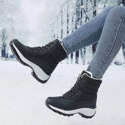 Snow Boots Women Platform Boots Non - slip Women Winter Shoes Fur Warm Ankle Boots for Women Wedges Waterproof Thigh High Boots - 𝐝𝐮𝐯𝐥𝐚𝐬𝐡𝐨𝐩.𝐜𝐨𝐦
