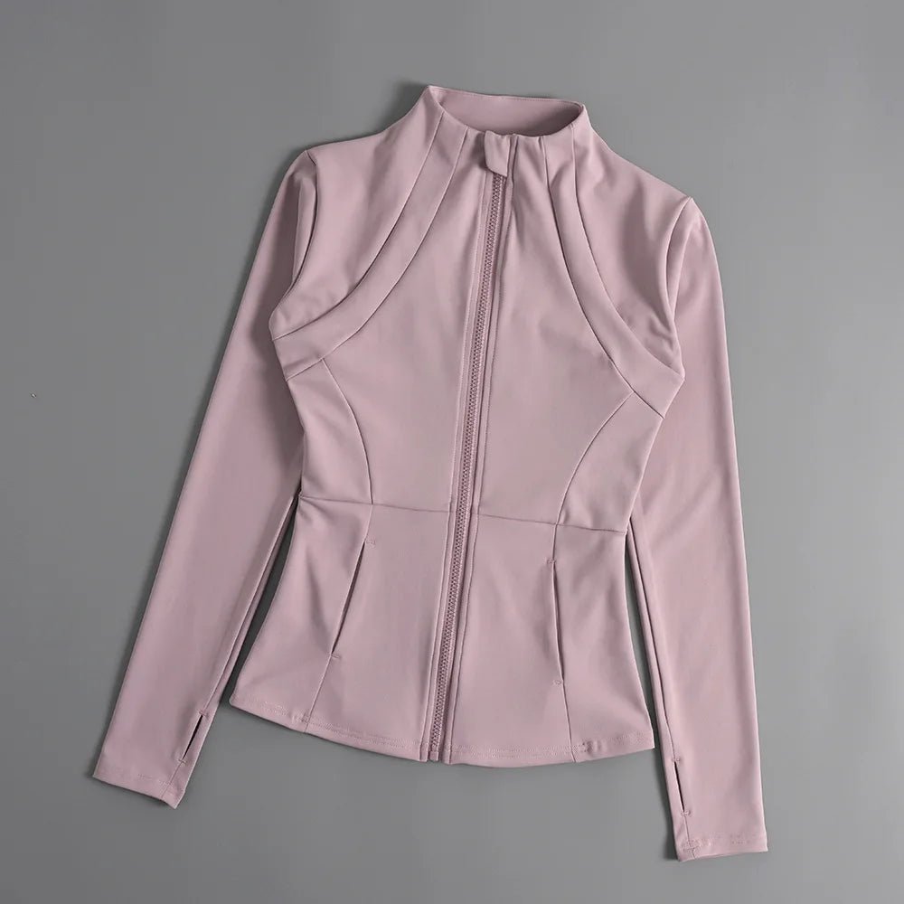 Sports Coat Women's Shirt Yoga Slim Long Sleeve Fast Running Thin Pilates Fitness Suit Top Clothing - 𝐝𝐮𝐯𝐥𝐚𝐬𝐡𝐨𝐩.𝐜𝐨𝐦