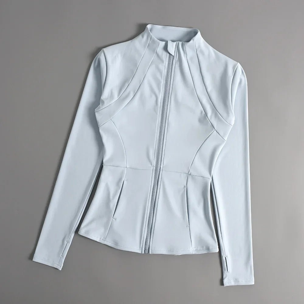 Sports Coat Women's Shirt Yoga Slim Long Sleeve Fast Running Thin Pilates Fitness Suit Top Clothing - 𝐝𝐮𝐯𝐥𝐚𝐬𝐡𝐨𝐩.𝐜𝐨𝐦