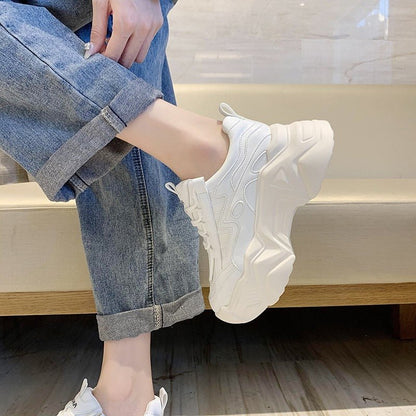 Spring New Korean Version Thick - Soled Heightened Sports And Leisure Trend Shoes - 𝐝𝐮𝐯𝐥𝐚𝐬𝐡𝐨𝐩.𝐜𝐨𝐦
