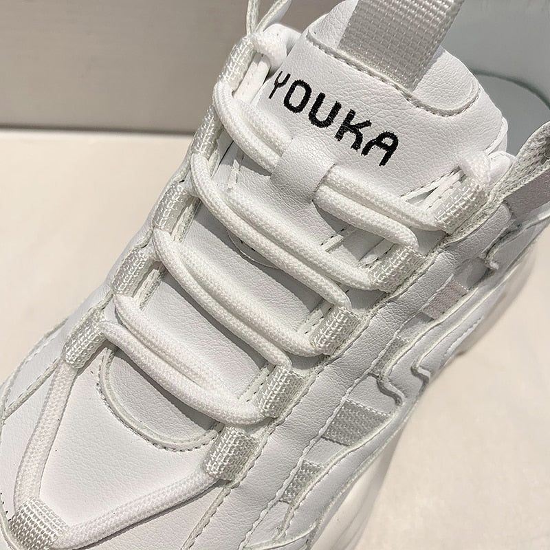 Spring New Korean Version Thick - Soled Heightened Sports And Leisure Trend Shoes - 𝐝𝐮𝐯𝐥𝐚𝐬𝐡𝐨𝐩.𝐜𝐨𝐦