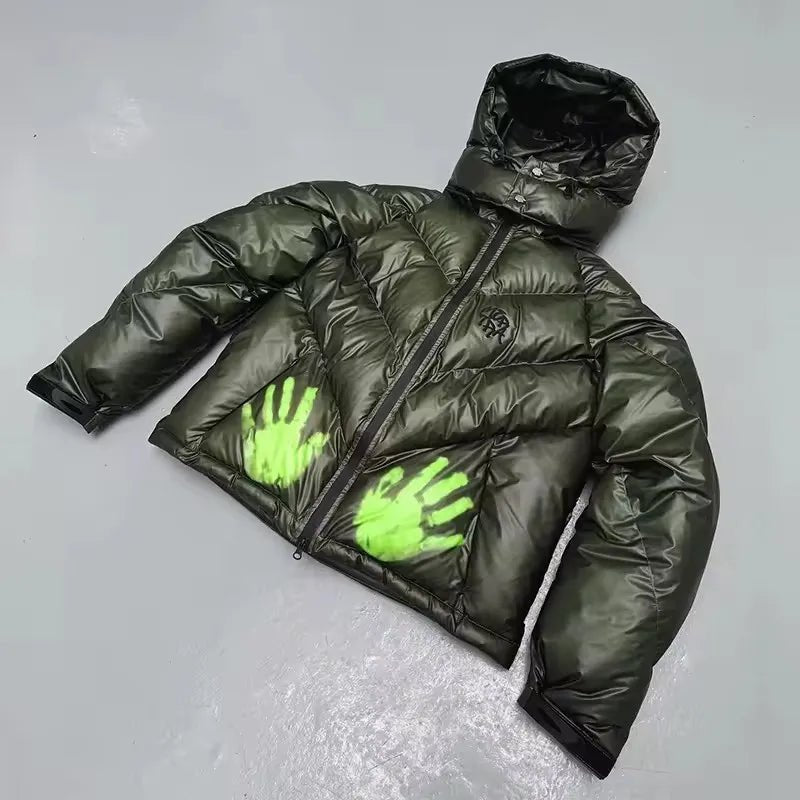 Streetwear Men Y2K Down Jacket Hooded Waterproof Windproof Warm Thick Winter Parka Casual Outdoor Fashion Streetwear Puffer Coat - 𝐃𝐔𝐕𝐋𝐀𝐒𝐇𝐎𝐏