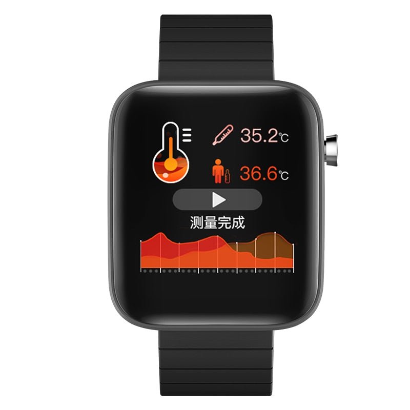 T68 Smart Watch with Body Temperature Measure Heart Rate Blood Pressure Oxygen Monitoring Smart Wristband Sport Fitness Watches - 𝐃𝐔𝐕𝐋𝐀𝐒𝐇𝐎𝐏