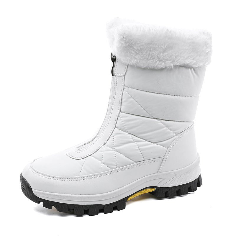 Thick and Warm Snow Boots with Velvet, Large Cotton Shoes - 𝐝𝐮𝐯𝐥𝐚𝐬𝐡𝐨𝐩.𝐜𝐨𝐦