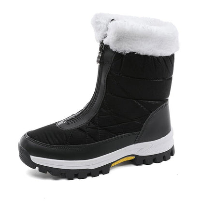 Thick and Warm Snow Boots with Velvet, Large Cotton Shoes - 𝐝𝐮𝐯𝐥𝐚𝐬𝐡𝐨𝐩.𝐜𝐨𝐦