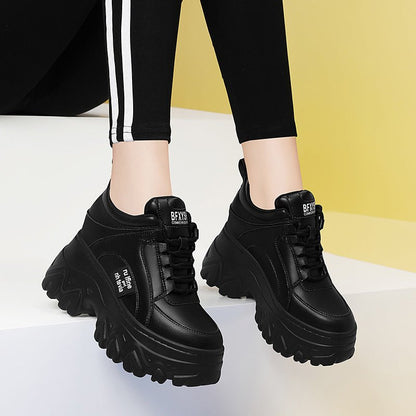 Thick soled height increasing dad shoes, casual women's shoes, Korean version trend - 𝐝𝐮𝐯𝐥𝐚𝐬𝐡𝐨𝐩.𝐜𝐨𝐦
