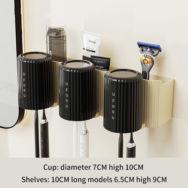 Toothbrush rack perforated free wall mounted bathroom mouthwash cup rack storage rack - 𝐝𝐮𝐯𝐥𝐚𝐬𝐡𝐨𝐩.𝐜𝐨𝐦