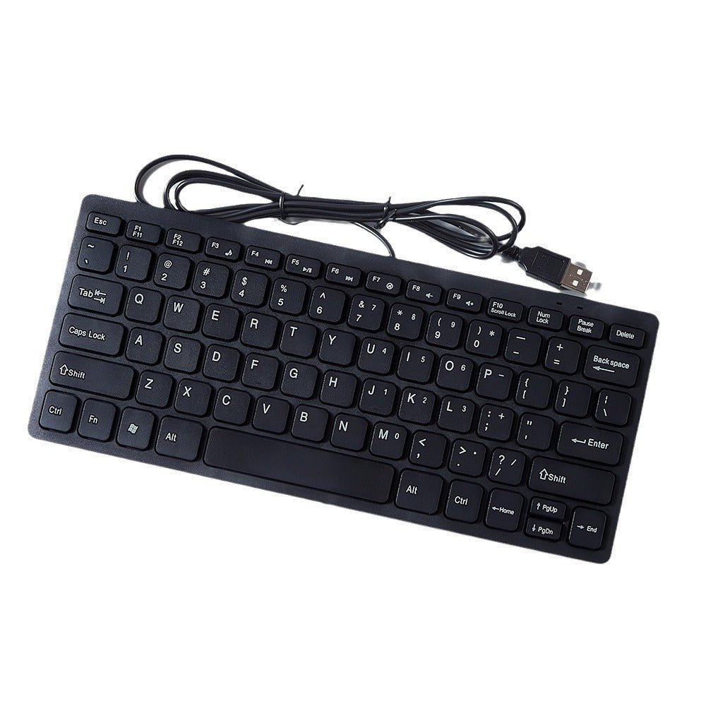 USB desktop laptop keyboard wired chocolate mini silent small keyboard - 𝐃𝐔𝐕𝐋𝐀𝐒𝐇𝐎𝐏