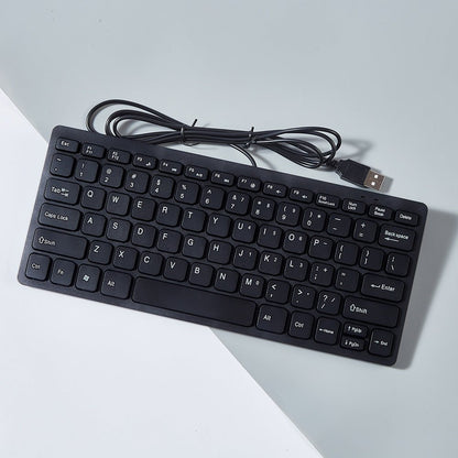 USB desktop laptop keyboard wired chocolate mini silent small keyboard - 𝐃𝐔𝐕𝐋𝐀𝐒𝐇𝐎𝐏