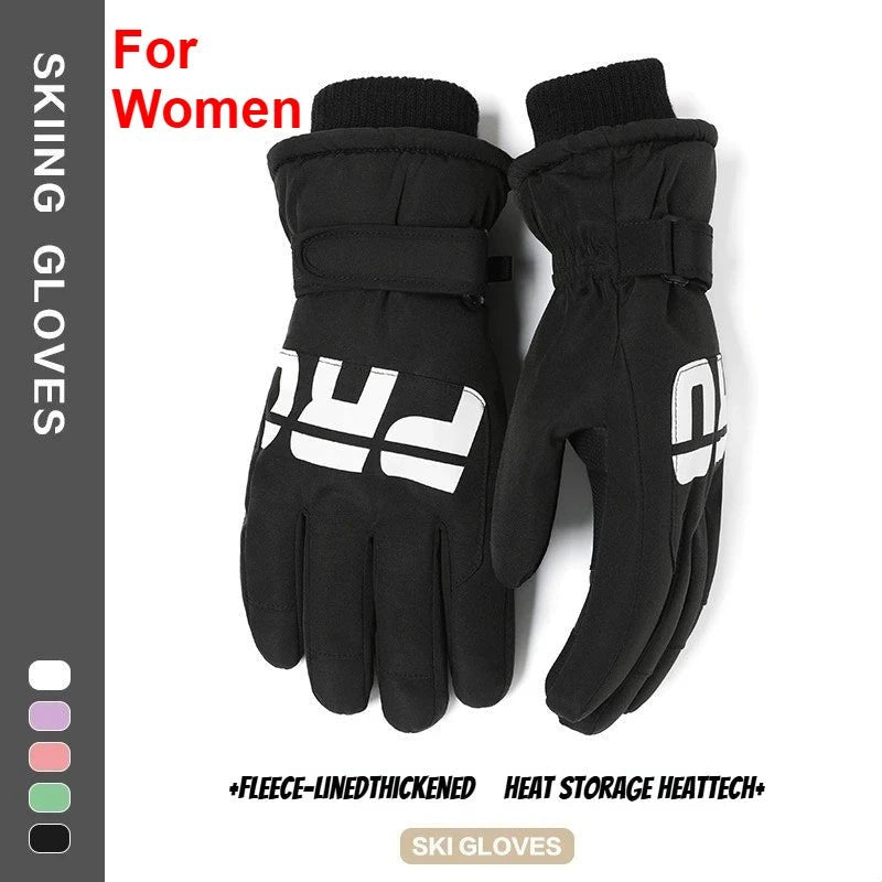 Winter Cycling Gloves Non Slip Touch Ski Gloves Snowboard Accessories Waterproof Pocket Warm Men's and Women's Thermal Gloves - 𝐃𝐔𝐕𝐋𝐀𝐒𝐇𝐎𝐏