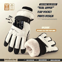 Winter Cycling Gloves Non Slip Touch Ski Gloves Snowboard Accessories Waterproof Pocket Warm Men's and Women's Thermal Gloves - 𝐃𝐔𝐕𝐋𝐀𝐒𝐇𝐎𝐏