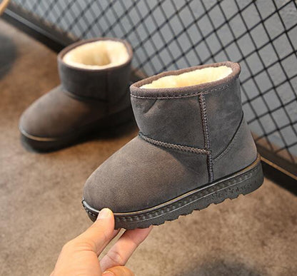 Winter Kids Fashion snow boots thick Child cotton shoes warm plush soft bottom girls short boots ski boot baby toddler boots - 𝐝𝐮𝐯𝐥𝐚𝐬𝐡𝐨𝐩.𝐜𝐨𝐦
