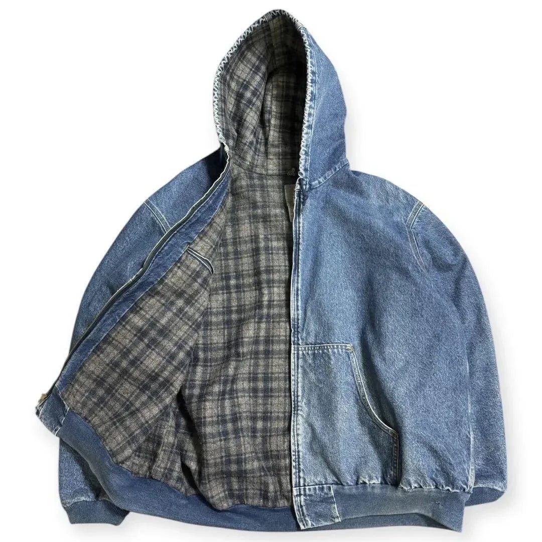 Winter Personality Double Sided Mens Down Jacket Thicken Warm HoodIie Y2k Reversible Zipper Casual Fleece Padded Unisex Coats - 𝐃𝐔𝐕𝐋𝐀𝐒𝐇𝐎𝐏