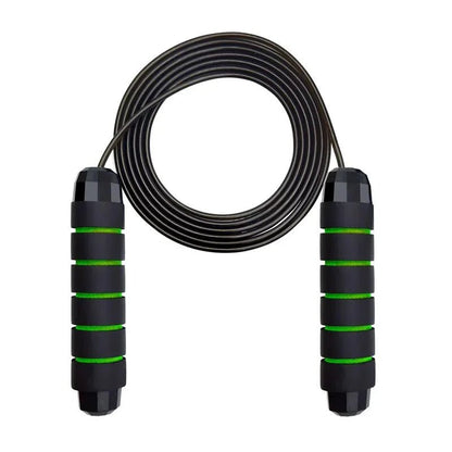 With Ball Bearings Adjustable Tangle - Free Speed Wire Jump Rope Workout with Foam Handles for Fitness Home Workouts and Slim Body - 𝐃𝐔𝐕𝐋𝐀𝐒𝐇𝐎𝐏