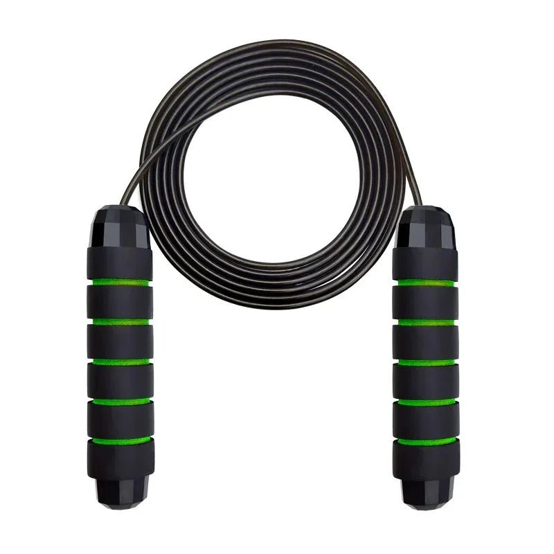 With Ball Bearings Adjustable Tangle - Free Speed Wire Jump Rope Workout with Foam Handles for Fitness Home Workouts and Slim Body - 𝐃𝐔𝐕𝐋𝐀𝐒𝐇𝐎𝐏
