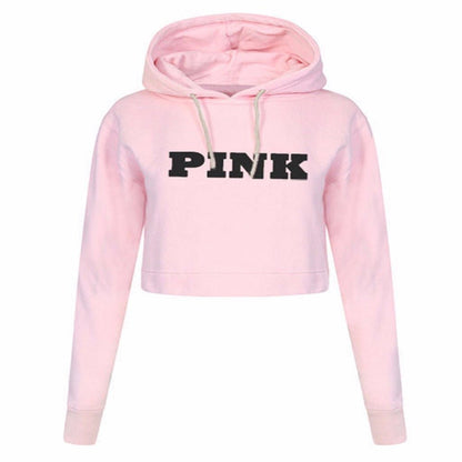 Women Oversized Hoodies Jumper Sweatshirt Female Pink Cropped Top 2017 Winter Kawaii Harajuku Letter Loose Pullover - 𝐝𝐮𝐯𝐥𝐚𝐬𝐡𝐨𝐩.𝐜𝐨𝐦