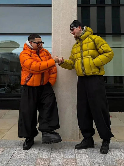 Women Parkas Cotton Jackets Stand Collar Quilted Zipper Long Sleeve Slim Coat Thick Warm Streetwear 2025 Winter Lady Outerwear - 𝐃𝐔𝐕𝐋𝐀𝐒𝐇𝐎𝐏