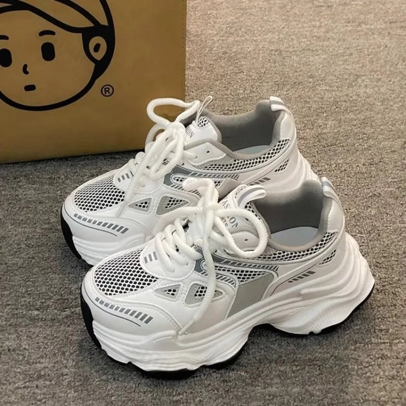 Women Platform Sneakers Autumn Winter New Height Increase Outdoor Non Slip Vulcanized Shoes Comfortable Plush Warm Casual Shoes - 𝐃𝐔𝐕𝐋𝐀𝐒𝐇𝐎𝐏