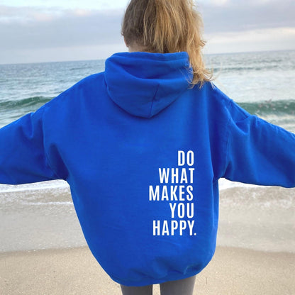 Women's Fleece - lined Hoodie with Print, Kangaroo Pocket, Drawstring, Letter Splicing, Abstract Print - 𝐝𝐮𝐯𝐥𝐚𝐬𝐡𝐨𝐩.𝐜𝐨𝐦