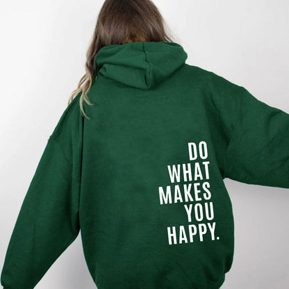 Women's Fleece - lined Hoodie with Print, Kangaroo Pocket, Drawstring, Letter Splicing, Abstract Print - 𝐝𝐮𝐯𝐥𝐚𝐬𝐡𝐨𝐩.𝐜𝐨𝐦