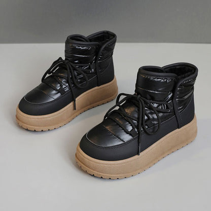 Women's Shoes New Winter Warm Fleece Lined High Top Thick Sole Elevated Cotton Shoes - 𝐝𝐮𝐯𝐥𝐚𝐬𝐡𝐨𝐩.𝐜𝐨𝐦