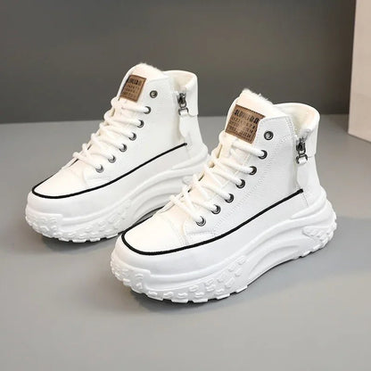 Women's Sneakers Luxury Fashion Womens Boots High - top Platform Casual Shoes New Female Outdoor Running Shoes Zapatillas De Mujer - 𝐝𝐮𝐯𝐥𝐚𝐬𝐡𝐨𝐩.𝐜𝐨𝐦