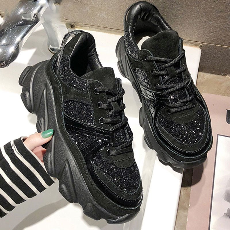 Womens Sneakers Trainers Platform Wedges Chunky Sneakers Black Sneakers Women Casual Shoes Woman Baskets chaussures femme - 𝐝𝐮𝐯𝐥𝐚𝐬𝐡𝐨𝐩.𝐜𝐨𝐦