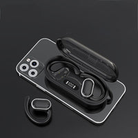X97 non in ear OWS Bluetooth earphones with over the ear sports transparent compartment for extended battery life and noise redu - 𝐃𝐔𝐕𝐋𝐀𝐒𝐇𝐎𝐏