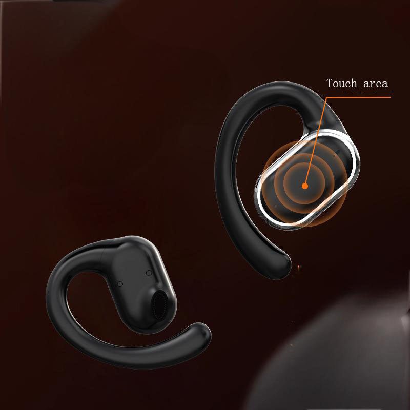 X97 non in ear OWS Bluetooth earphones with over the ear sports transparent compartment for extended battery life and noise redu - 𝐃𝐔𝐕𝐋𝐀𝐒𝐇𝐎𝐏