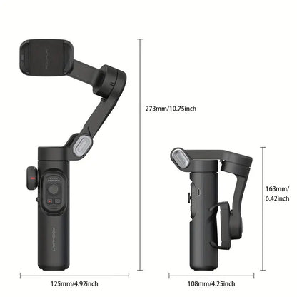 XE 3 - Axis Handheld Gimbal Stabilizer Foldable Smartphone Cellphone Video Record Vlog PTZ Stabilizer For IPhone Xiaomi Sa - 𝐃𝐔𝐕𝐋𝐀𝐒𝐇𝐎𝐏