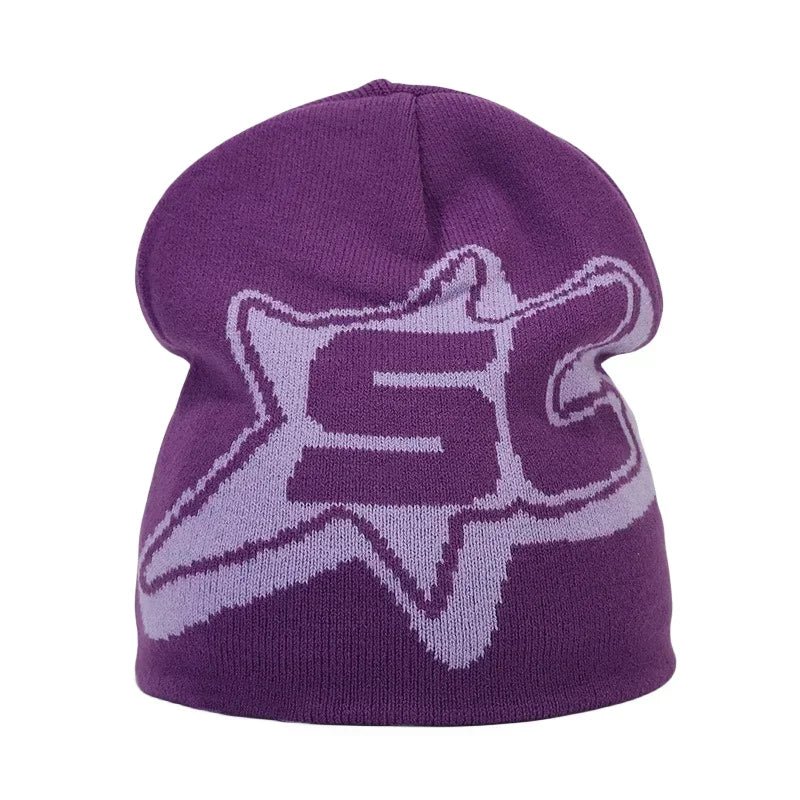 Y2K Letter Knitted Winter Autumn Beanie Cap Men Women Kanye Beanies Gorras Hombre Top Warm Skiing Hat Ear Hats Hip Hop Skullcap - 𝐃𝐔𝐕𝐋𝐀𝐒𝐇𝐎𝐏